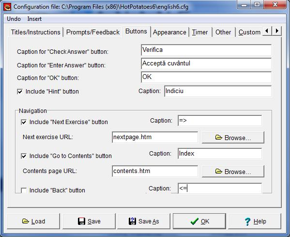 POSDRU Fig. 138 - Personalizarea opțiunilor din fila Buttons Se dă clic pe butonul OK pentru a accepta modificările făcute.