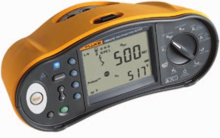 It reduces the number of manual connections, decreases the possibility of making errors and reduces test time up to 40 % from previous Fluke models.