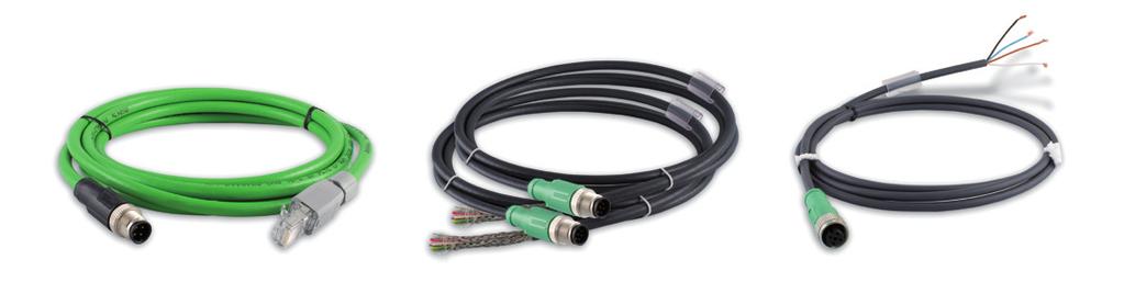 RFID Cables Type number Designation 520 10125 Connecting kit RS 485 RRU4-RS4 cable set (cable set including 1 x DC cable M12/open, 1.5 meters in length, 1 x RS interface cable M12/open, 1.