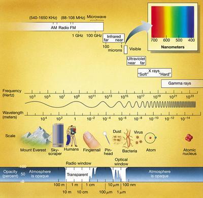 Electromagnetic Spectrum (There is only one in the universe) The gateway to WIRELESS.