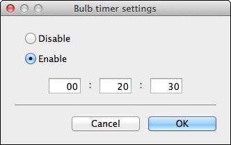 It cannot be set in any other shooting mode. Prepare for Live View shooting. Follow the procedure of step and step for Live View (p.). Select [Bulb timer settings] in the [ menu]. Specify settings.
