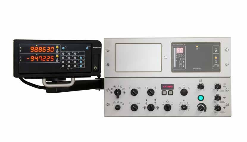STUDER 10 S20 Machine control and operation 1 Control cabinet EMV-tested Ergonomically arranged controls The control cabinet is fixed to the machine, making it ready for operation immediately.