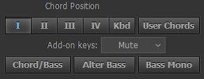 Controls Chord position - selects the melodic position range for the built chords.