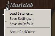 Importing/Exporting Global Settings You can save all modifications you ve made to Global Preset (external *.