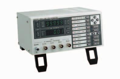 5 LCR HiTESTER 3511-50 Compact & powerful dedicated LCR measurement in 5m second timeframes High speed measurement : 5ms (1 khz) or 13ms (120 Hz) Built-in high-speed comparator Measurement frequency