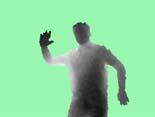 Skeletal Tracking Kinect SDK Input depth image Inferred body parts & overlaid joint hypotheses top view side view front view 3D