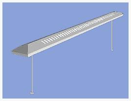 Figure 17-1. Direct/Indirect Pendant Luminaire How can T5 lamps be used with recessed direct/indirect luminaires?