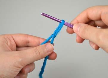 yarn. This creates a slip knot.