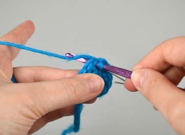 This stitch assumes you have already worked a foundation round of stitches, either from the magic ring or chain