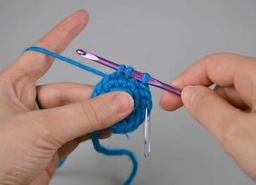 removes a stitch from  This will remove a full stitch for the next round you crochet.