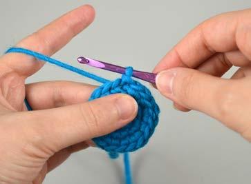 Draw the yarn through all three loops on the hook. This completes one stitch. 5 slip stitch: The shortest of all crochet stitches.