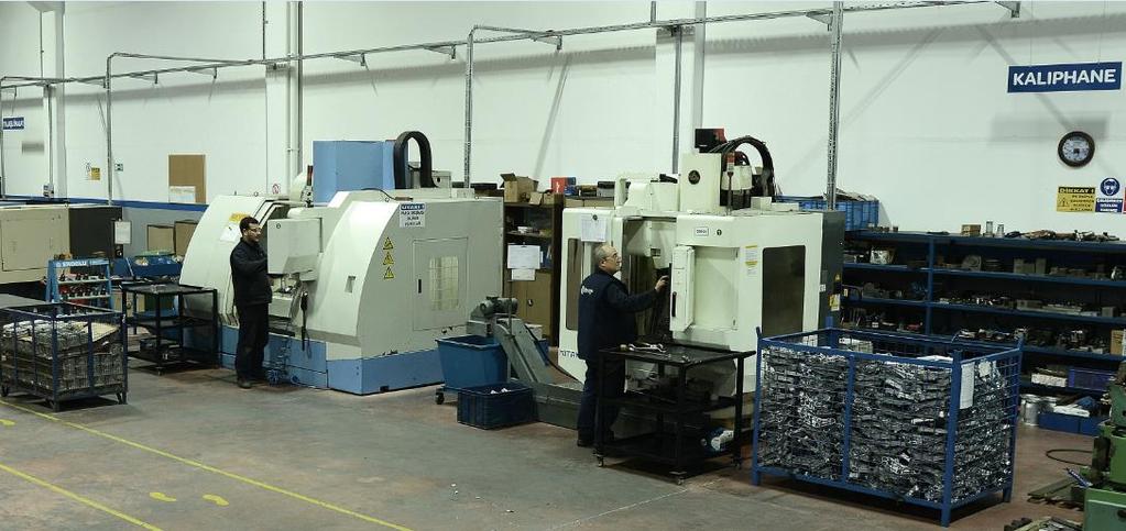 Production Process- Tooling Internal tool production capability with 2 Vertical Machining Centers in our tooling