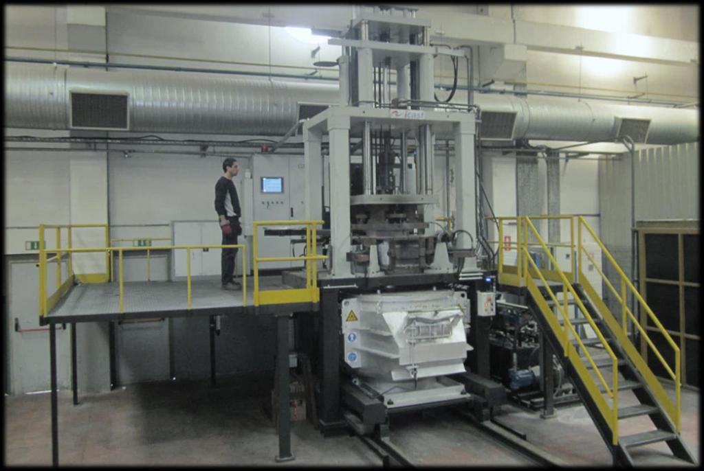 Moving dosage oven (800 kg), air & water cooling systems, Siemens software with