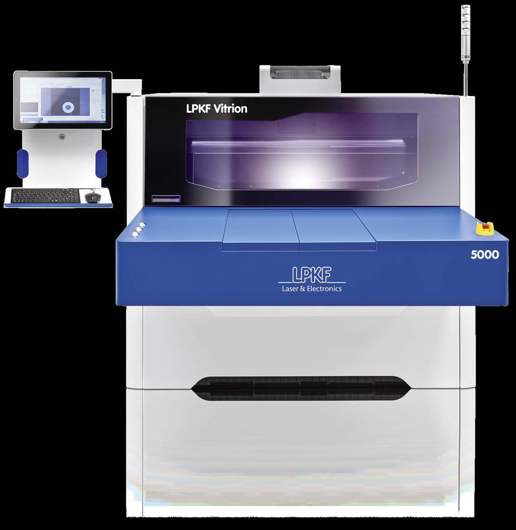 LPKF Vitrion 5000 The LPKF Vitrion 5000 laser system is designed solely for machining delicate glass wafers.