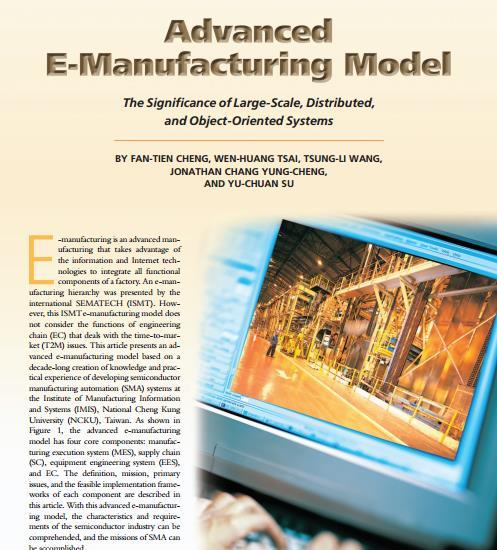 Manufacturing Engineering IEEE s publications cover manufacturing practices and technologies, including the development of systems, processes, machines, and tools.