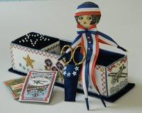 THE ATTIC PAGE!5 Sunday s Sherri Jones Workshop Patriot Patty and her Pin Perch Patriot Patty is inspired by the Flapper garter buttons that were popular in the 1920's.