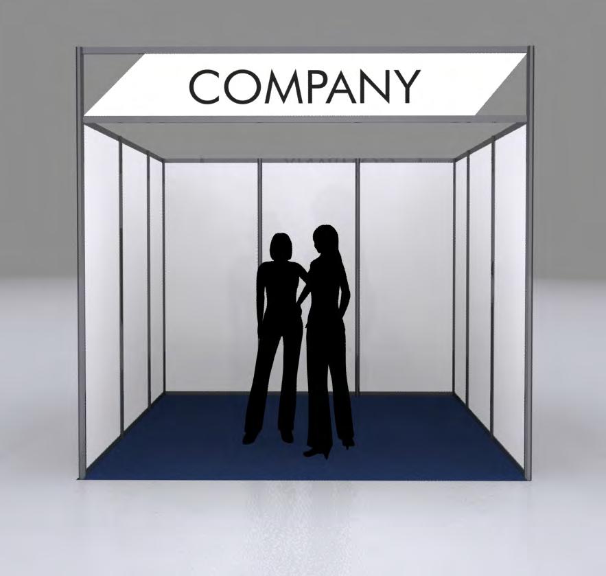 option 1 9'x10' Standard Rental Booth Package $ 1,190.