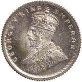2282 2283 2284 2282 Silver ¼-Rupees (5), 1925B, 1926C, 1928B, 1929C,