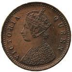 2157 2158 2159 2157 Copper 1/12-Anna (5), 1874, 1875 (2), 1876 (2) (SW 5.