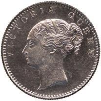 2291 2292 2291 Silver ½-Rupee, 1840B, obv VICTORIA QUEEN (SW 2.37).
