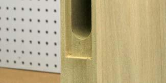 template with the mortise
