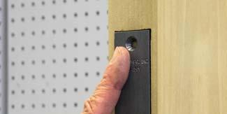 Install the mortise lock