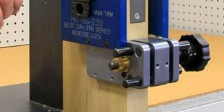 drill the mortise cylinder
