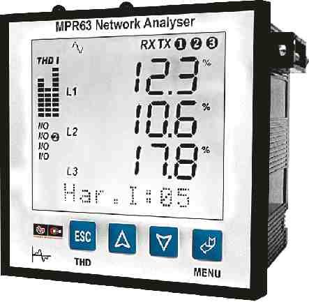 Parameters and demand values are stored even if supply voltage is cut off. Data Logging. (1 MB Internal Memory) Real Time Clock. Non-flammable enclosure. Password Protection for Setup.