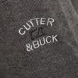 inside collar Cutter & Buck Tour embroidery to left