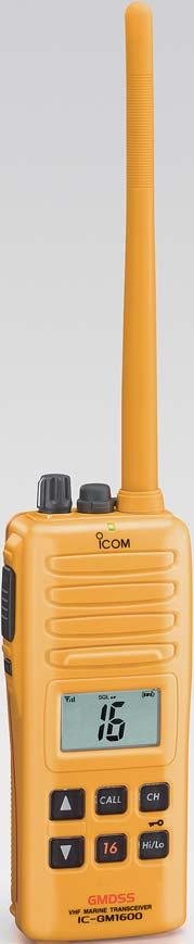 Compact size for commercial or recreational use Tough and waterproof The IC-M88 is built tough to withstand hazardous environments.