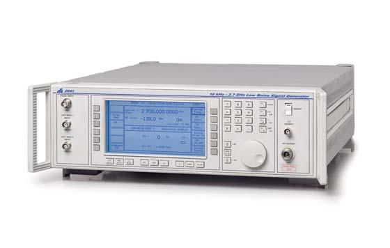Signal Sources 2040 Series Low Noise Signal Generator Excellent noise characteristics and low spurious signals for a wide range of critical measurements Wide band cover: 10 khz to 1.