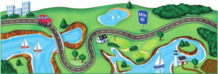 In a third example of a subtraction problem, you find the difference between two numbers. Example 3 The Arroyo family just passed mile 25 on the highway. They need to get to the exit at mile 80.