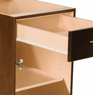 The features associated with our standard cabinet boxes (see below) assure a well constructed cabinet and respect any budget.
