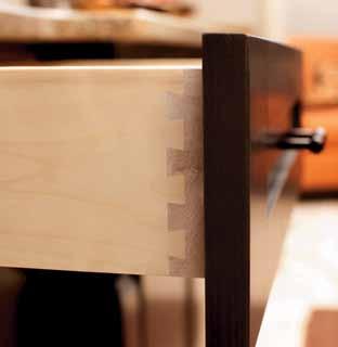 In addition to an interior that radiates natural warmth from the wood and dovetail joints that are more noticeable, the revised wood drawer box offers more usable space in length and height.