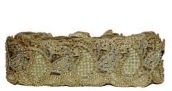 NEW ITEMS Acrylic Stones Designed Zardosi Coils Rich Feel Style Border Assorted
