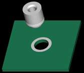 Solder fastener in place using standard surface mount