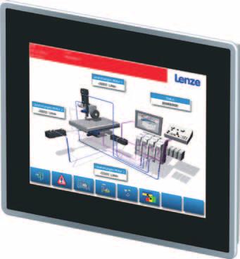1 Controller 3200 C and p500: control and visualisation functions in one compact unit.