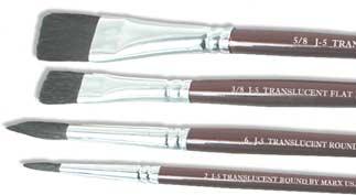 The seamless nickelplated ferrule and plum with gray tip handle make this brushes a pleasure to behold. J 5 BRISTLE ROUND SERIES 6098 Order No.Size Size Pack MSRP 6098-00200 2/0 12 $ 2.