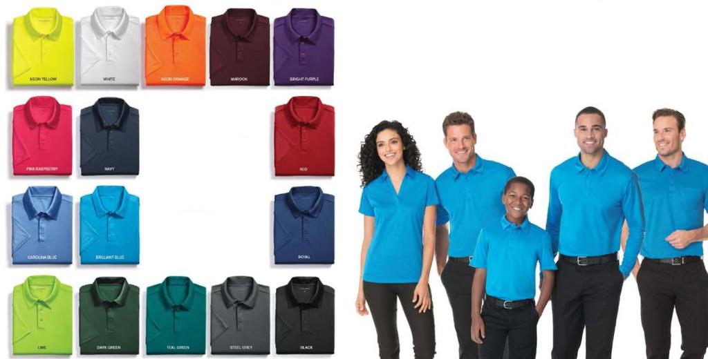 PORT AUTHORITY SILK TOUCH PERFORMANCE POLOS We took our legendary Silk Touch Polo and made it work even harder.