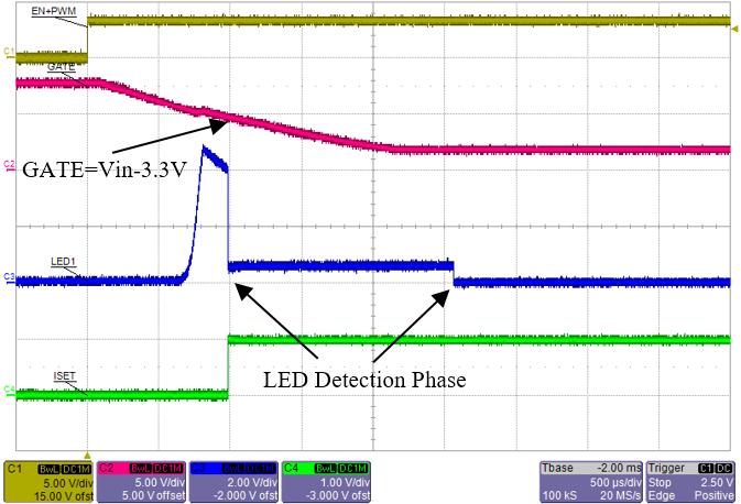 Powering Up: LED Detection Phase The VIN pin has an undervoltage lockout (UVLO) function that prevents the ALT80600 from powering up until the UVLO threshold is reached.