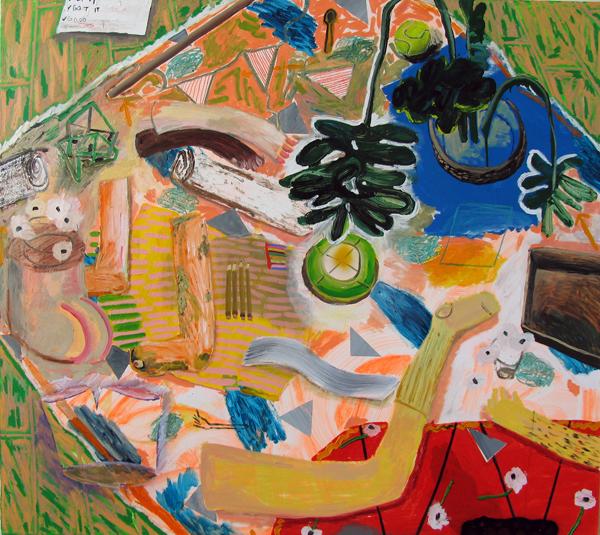 RR I m reminded of Dana Schutz s oversized painting, How we cured the plague, from her 2007 show Stand By Earth Man at Zach Feuer. That painting is epic you seem to share similar sensibilities.