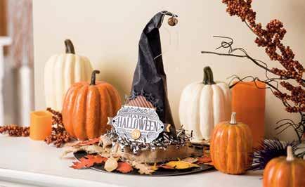 KIT CONTENTS COMPLETED PROJECT ONE WITCH HAT Witching Décor Project Kit 140969 $22.