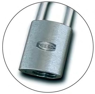 Safety locks Z4 Series Z5 Series Features: Solid brass case - Satin