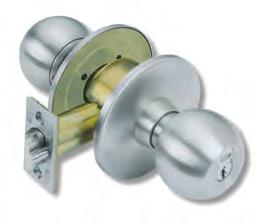 Tested to over 4,000,000 cycles which exceeds the ANSI standard for Grade 1 cylindrical locks.