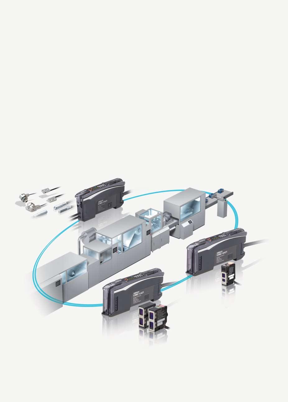 Presence Detection Measurement Simpler and More Dependable The N-Smart Lineup of Next-generation Fiber Sensors and Laser Sensors will quickly solve your problems and therefore increase equipment