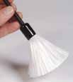 No. 122L Standard Size Fiberglass Brush No. 123LBW Black Whopping Marabou Feather Duster No. CFB100 SEARCH Carbosmoove I Brush No.