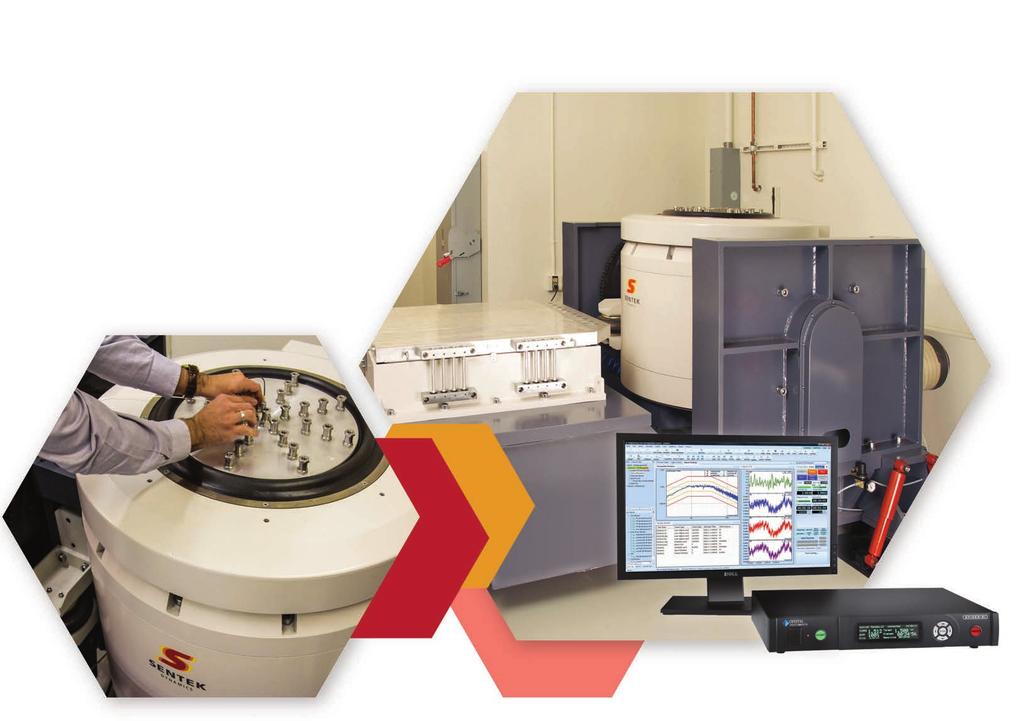 TURN-KEY VIBRATION TEST SOLUTIONS with Sentek Dynamics shakers and Crystal Instruments vibration control system... delivering what test engineers demand.