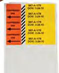 rigid tube identification Specifications: LMA-MF099 LMA-MF092B LMA-MF093C LMA-MF094C FMS-3099A Recommended Ribbon: R6000 Series Series1 B-992 Fluid Line Tape Continuous laminated tape