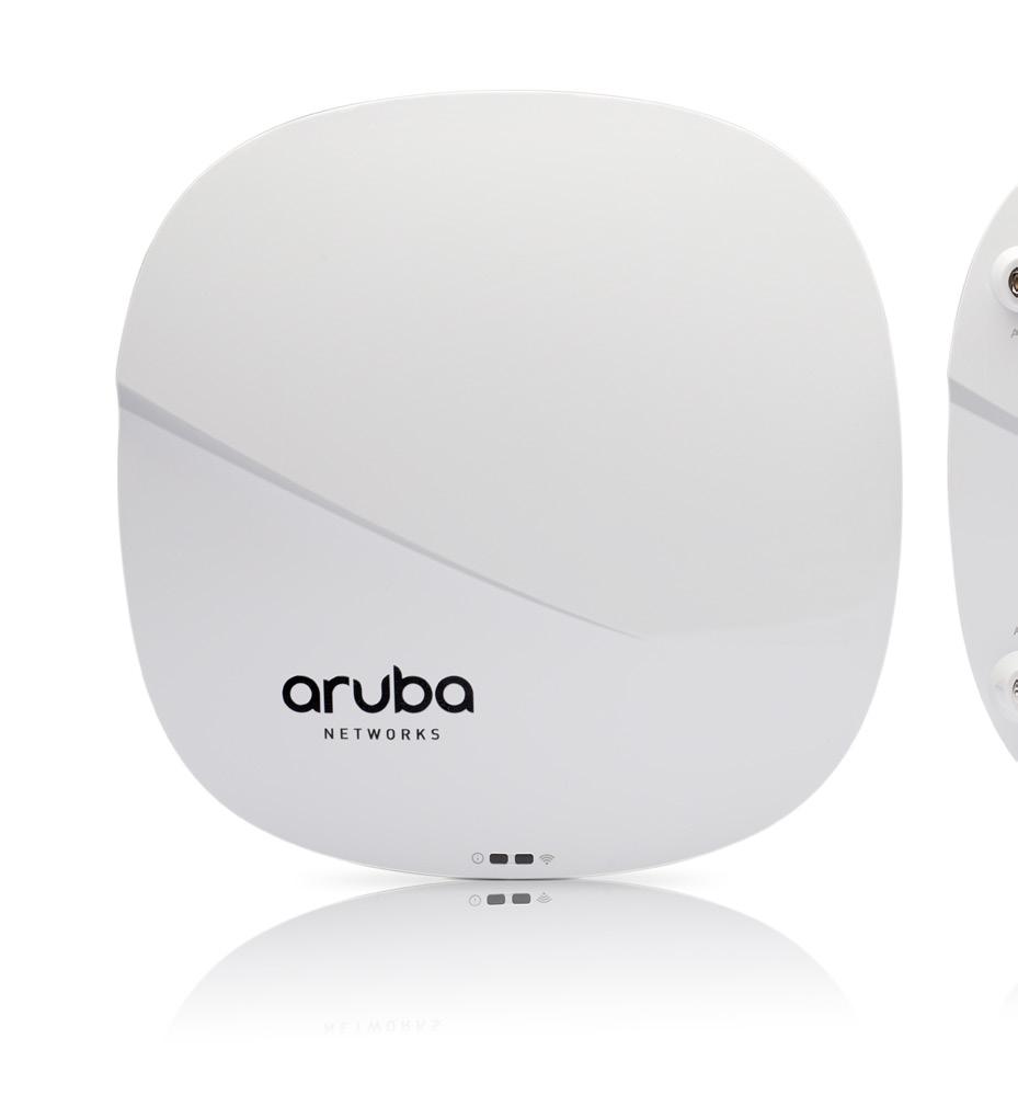 ARUBA 320 SERIES ACCESS POINTS Bringing a switch-like experience to 802.11ac Multifunctional 320 series wireless APs provide the best 802.11ac Wi-Fi connectivity and user experience.