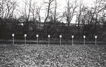 Making an Inventory of Space with the numbers 1-8, 1976, silver gelatin print, 24,3 x 33 (each) This is another example of a work of Wasko in which multiple photographic systems situate the observer